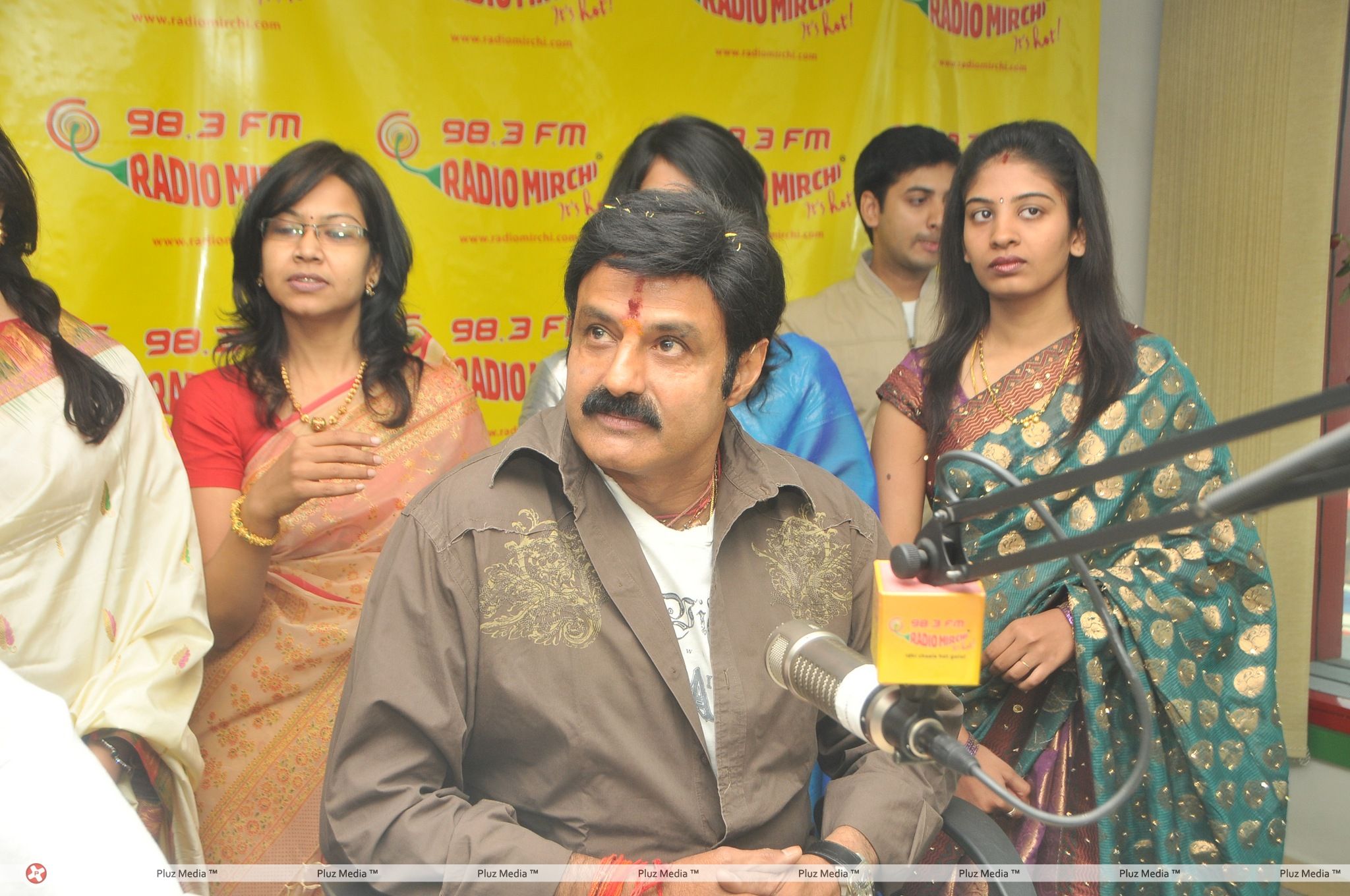 Nandamuri Balakrishna - Balakrishna At Radio Mirchi for Sri Rama Rajyam - Pictures | Picture 122295